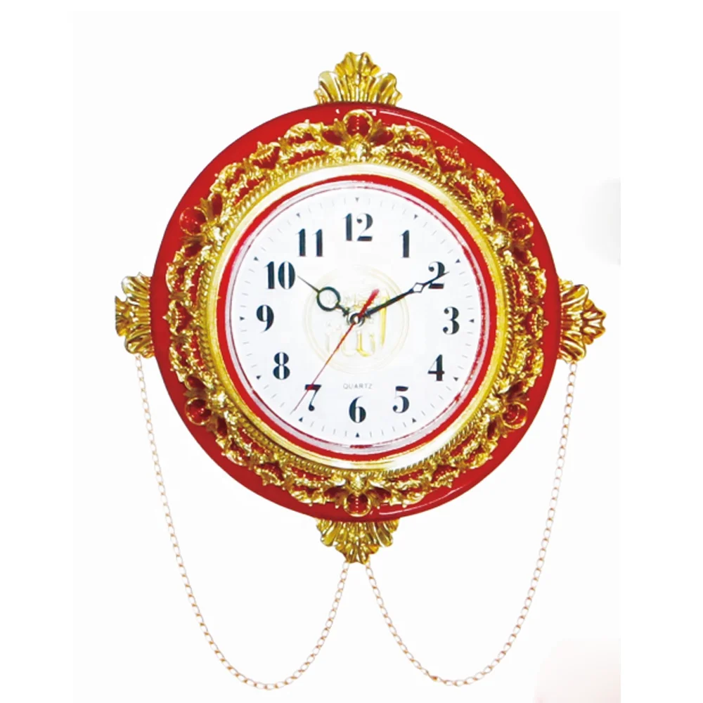 luxury design Indian Islamic prayer time clock themes azan wall clock with music