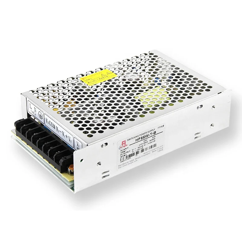 HF55W-T-B  Hengfu  5V5A 15V1A -15V1A  SMPS triple output AC DC switching power supply