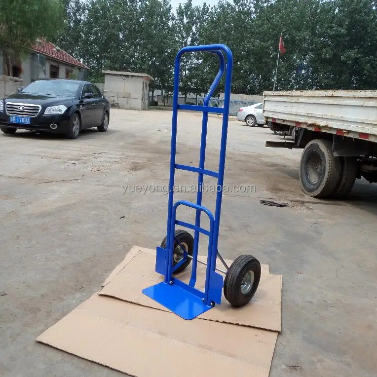 Foldable plate hand trolley