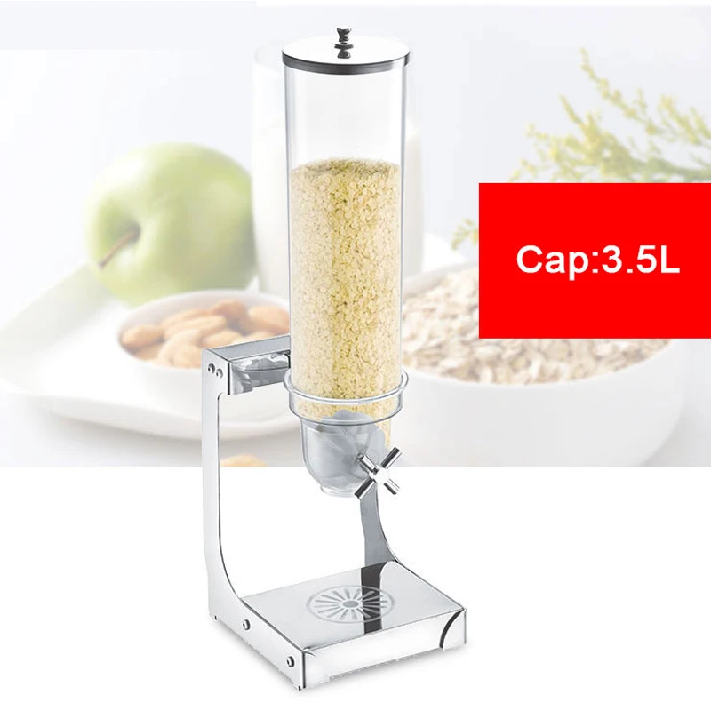 
High Quality Grain Dispenser Plastic Bulk Dry Food Dispenser Single Cereal Dispenser for sale 
