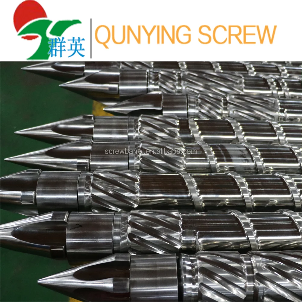 Bimetallic PMMA screw barrel for ningbo Haixing injection molding machine