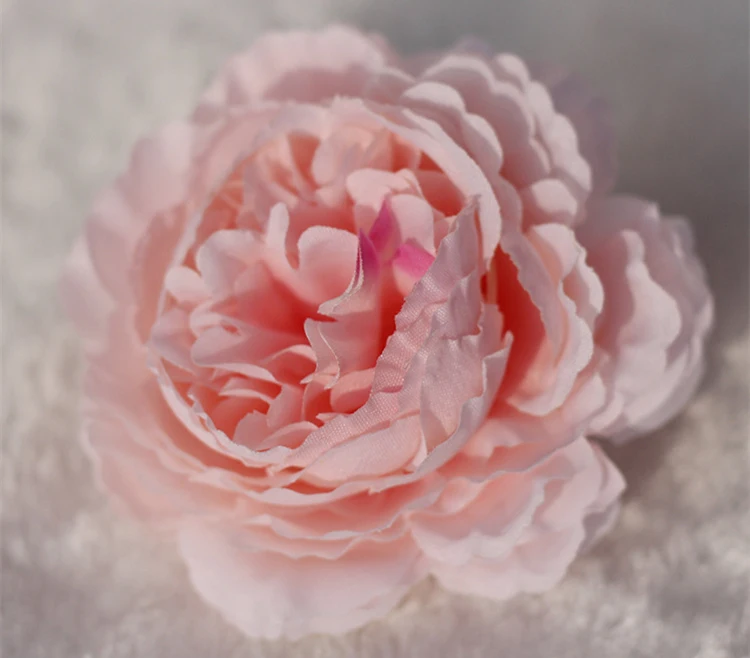 
High Quality Artificial Flower Silk Peony Head Artificial Peony Wedding Backdrop Wall Decoration Home Party Silk Rose Peony 