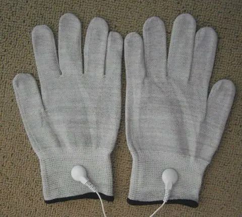 Conductive Electrotherapy Electrode Massage Tens Gloves for Pain Relief