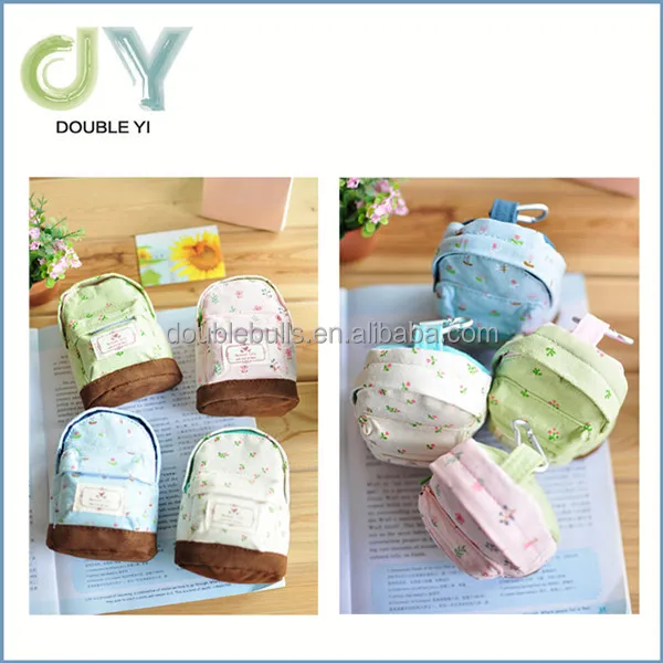 Creative Mini Coin Bag Backpack Shape Change Purse