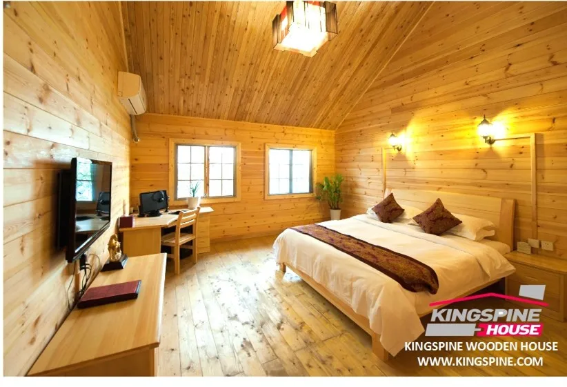 
prefabricated log house 80 square meters wooden house in greece 
