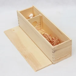 Custom Fancy Wooden Gift Box wine package wood box