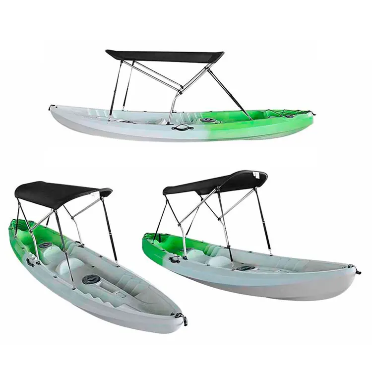 Portable Bimini Top Cover Canopy folding aluminum kayak bimini top