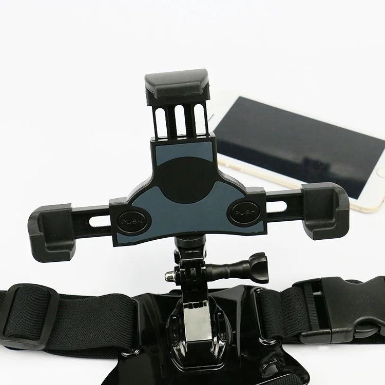 Chest Belt Strap Harness Mount phone holder, Camera Headstrap Mount + Quick Clip for Gopros X02+S6AB