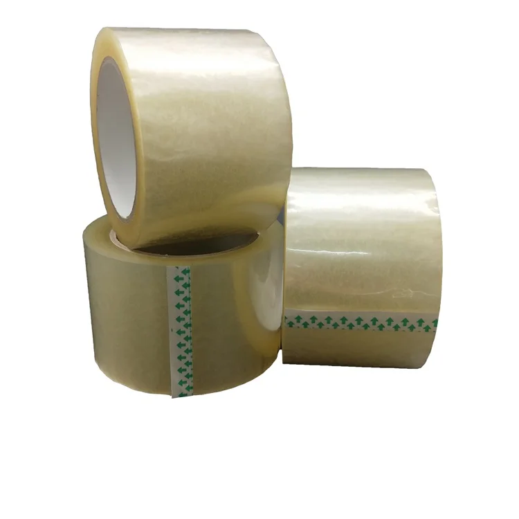 Прозрачная допп лента 3 дюйма 110 ярдов (100 метра) на рулоне 3 дюйма толщиной 2 или 2,5 мил