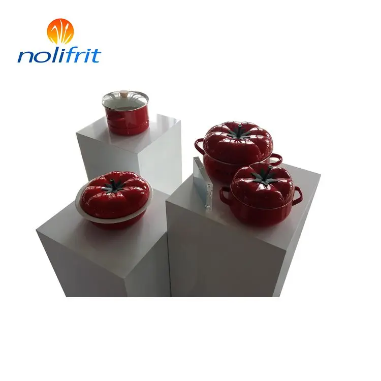 Inorganic Red pigment for enamel cookware and paint