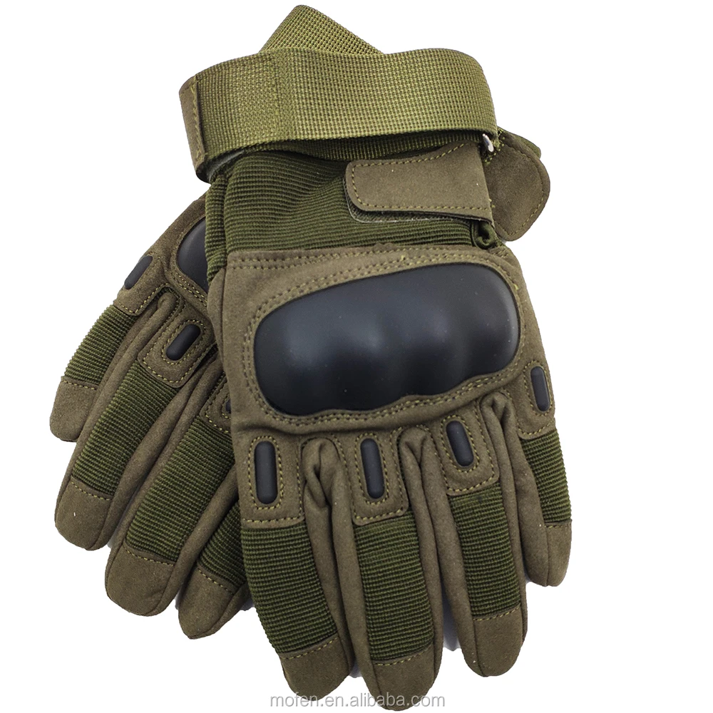 Army Airsoft Full Finger Black Olive Tan Police Tactical Military Gloves
