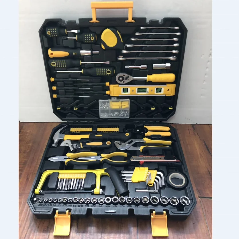 168 pcs factory supply  craftman practical  household tool set general hand tool set