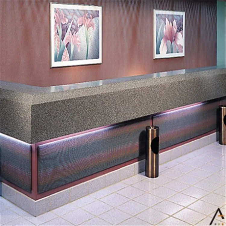 Light Proof 3D Modern Design Cafe Snack Kfc Bar Counter Design