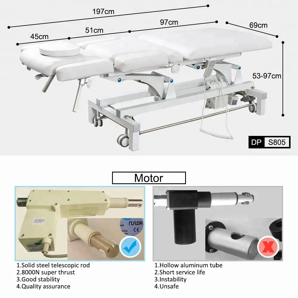 cheap motors massaging table manufacturer