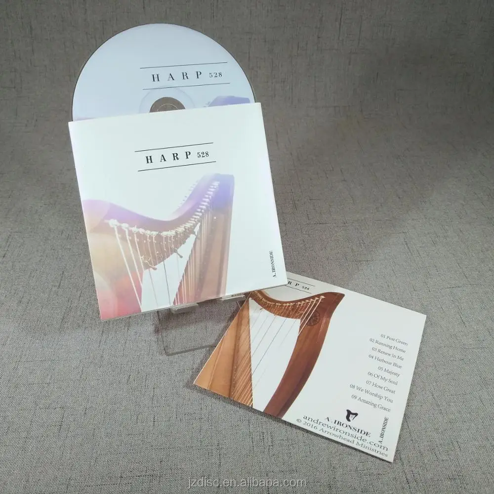 Audio CD Replication CD records offset printing packing in jacket