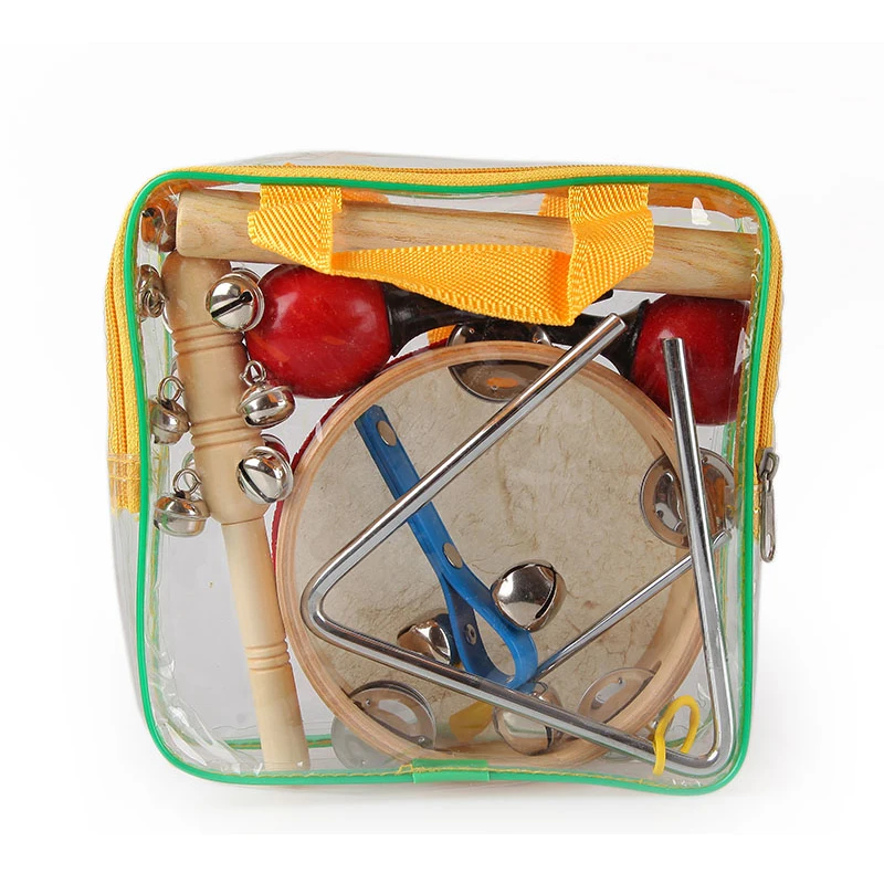 Educational Musical Learning Instruments Toys Percussion Instrument Set With drum