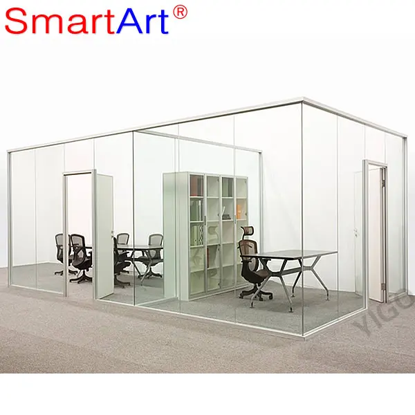 
glass office partitions with glass office door 