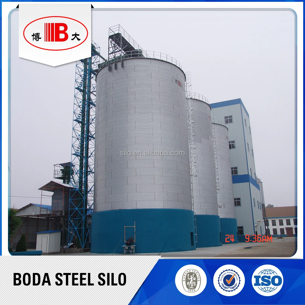 
3000 Ton Steel Grain Coffee Bean Storage Silo 