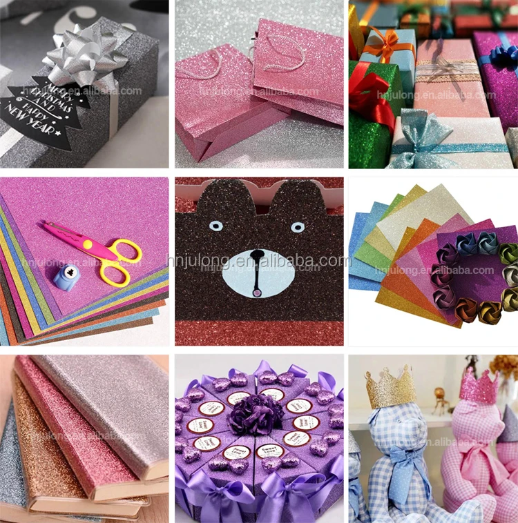 
300GSM Glitter Paper for DIY 
