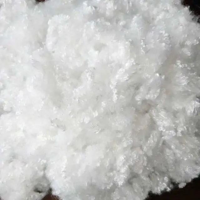 7D*64mm virgin polyester staple fiber HCS for filling materials Polyester Fiber Manufacturers and Suppliers