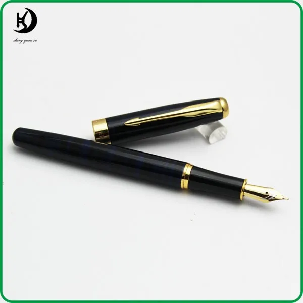 Luxury souvenir exquisite classic pen baoer 388 custom logo advertising high quality metal fountain pen