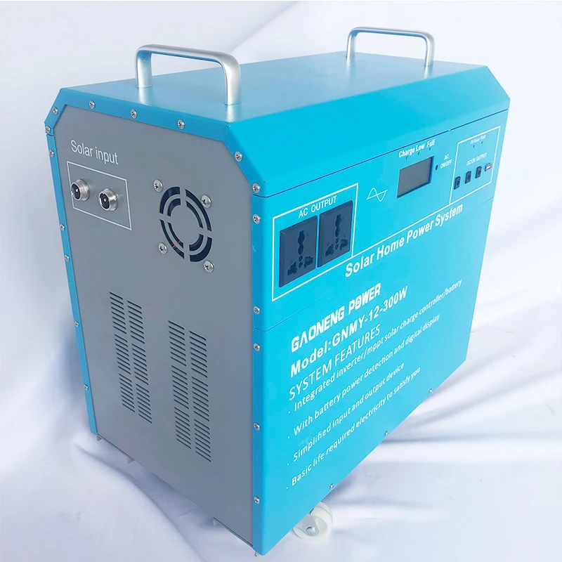 500W portable off-grid solar energy generator system kit for camping fishing