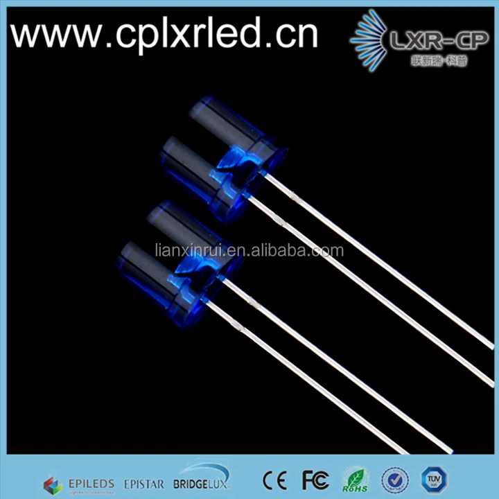 Теплый чистый натуральный холодный белый 5 мм flat top глава обломок диод