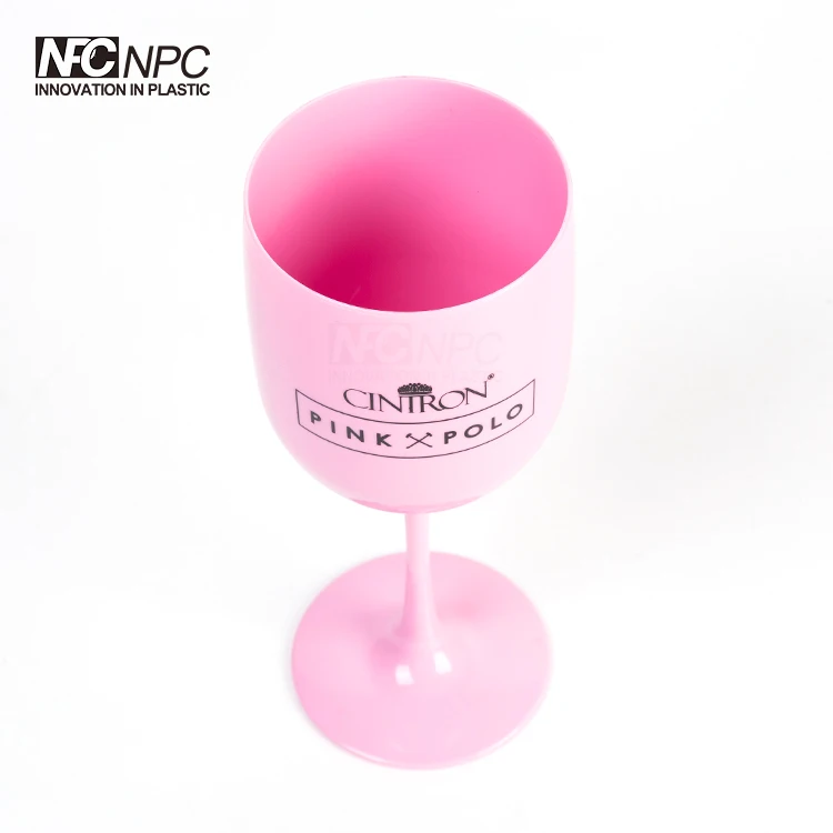 customized 16oz Acrylic PS Plastic Party Wedding Drinking Wine Champagne Glasses Cups Glass