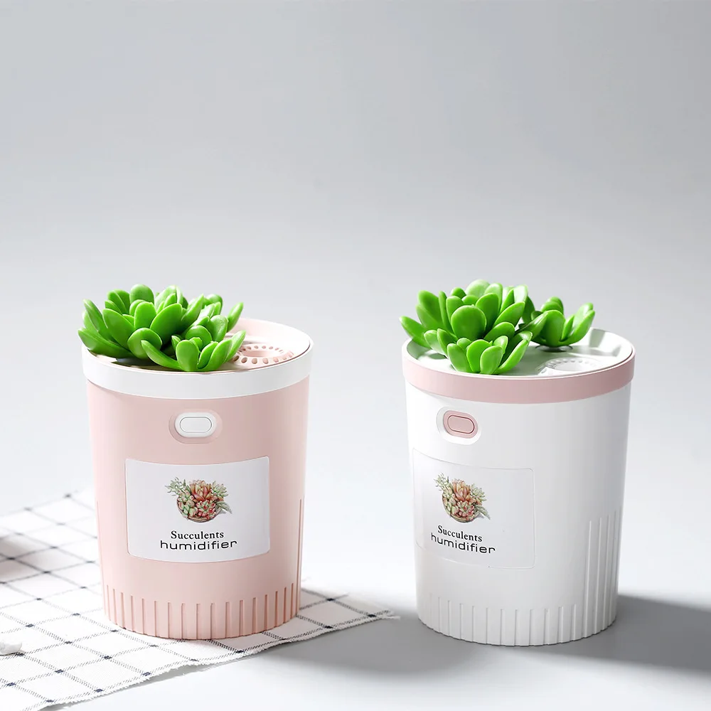 Newly products unique design air succulents humidifier for home decoration or office