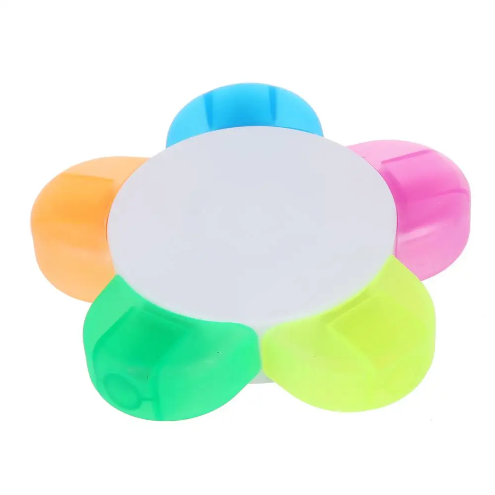 Printed Your Logo Triangle Plastic Highlighter Pen Novelty Item for Kids Gift Stationery