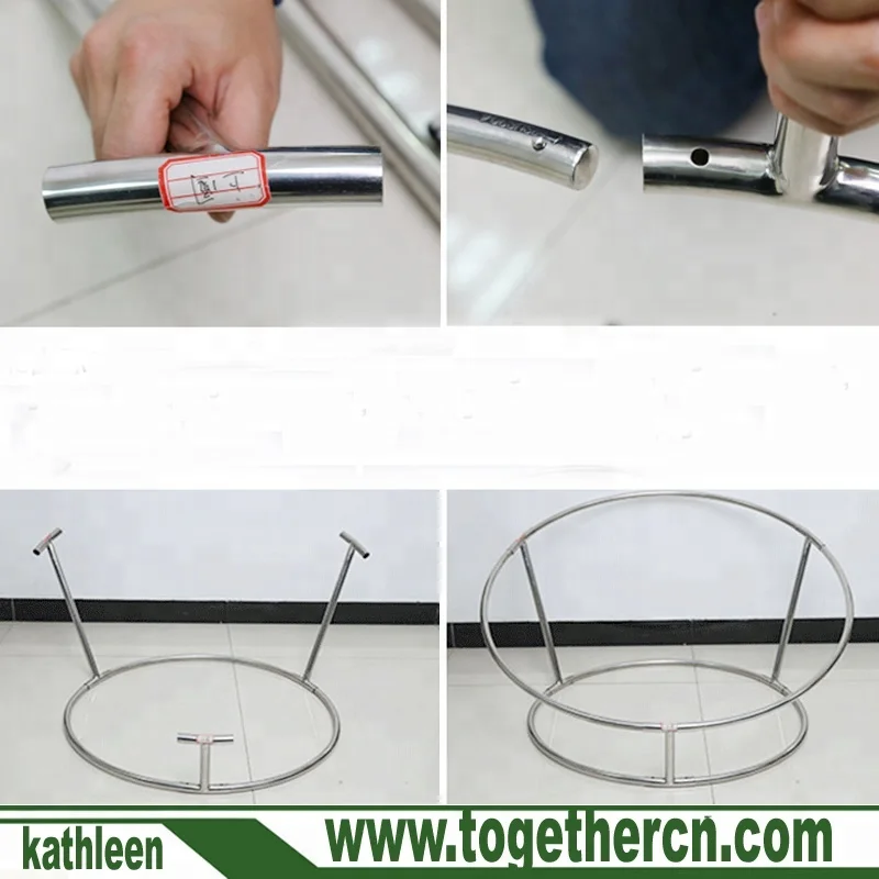 
Backdrop Filled Pillow With Metal Wire Basket holder frame baby photography props Beanbag Metal Stand 