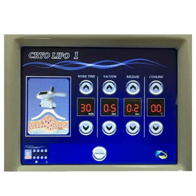 Vacuum cavitation rf laser slim machine 2 cryo handle fat freeze portable