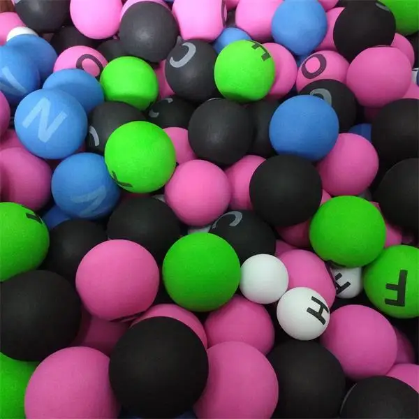 Colorful Soft 6cm Eva Bouncy Foam ball Gun Foam Ball