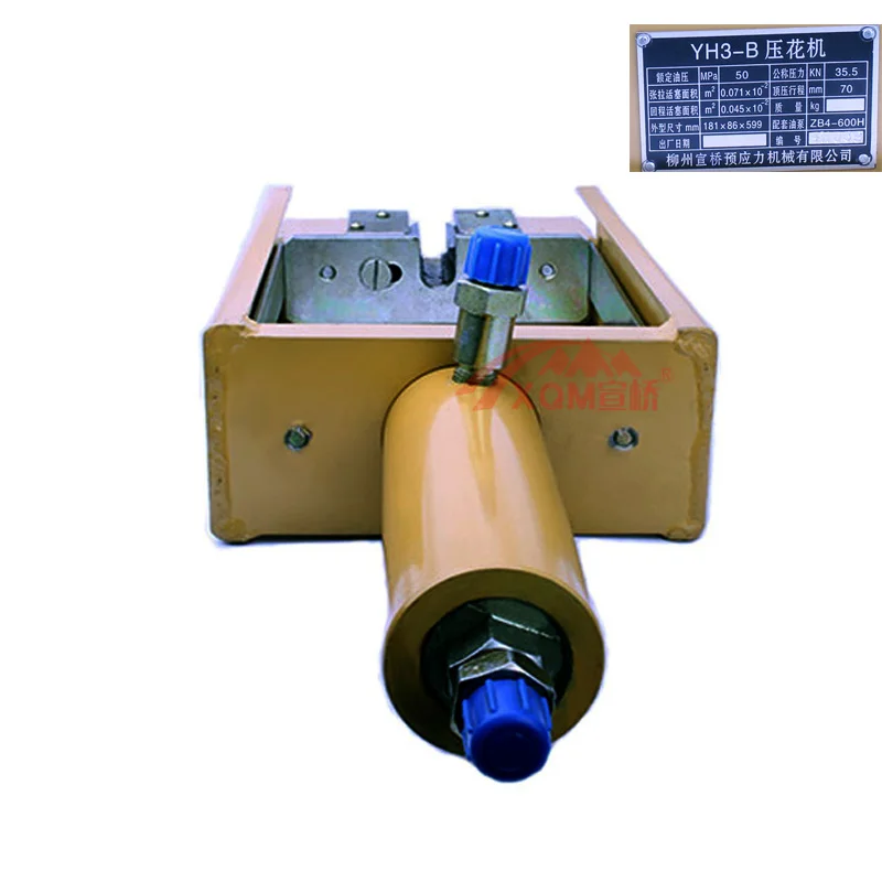 Prestressing Post Tension Embossing Machine Hydraulic Onion Jack for PC Strand