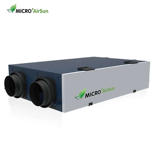 Fresh Air Handling Units Ventilation System Air to Air Recuperator with Heat Recovery