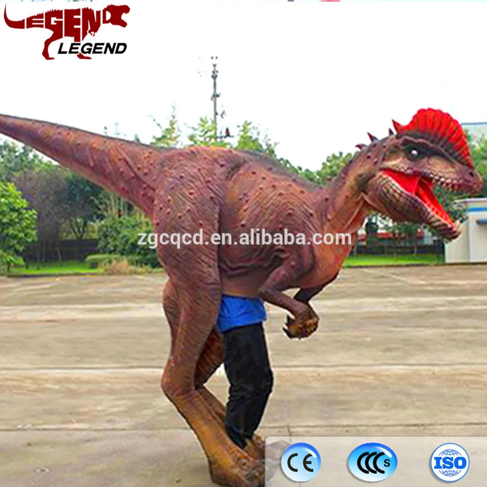 
High quality amusement park realistic dinosaur costume for sale 