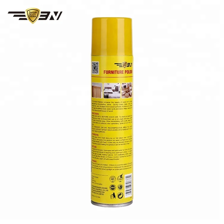 
Wooden Furniture Polish Spray, Home & Hotel Aerosol Furniture Polish, Pleasant Fragrance Furniture Varnish Spray for Inn 