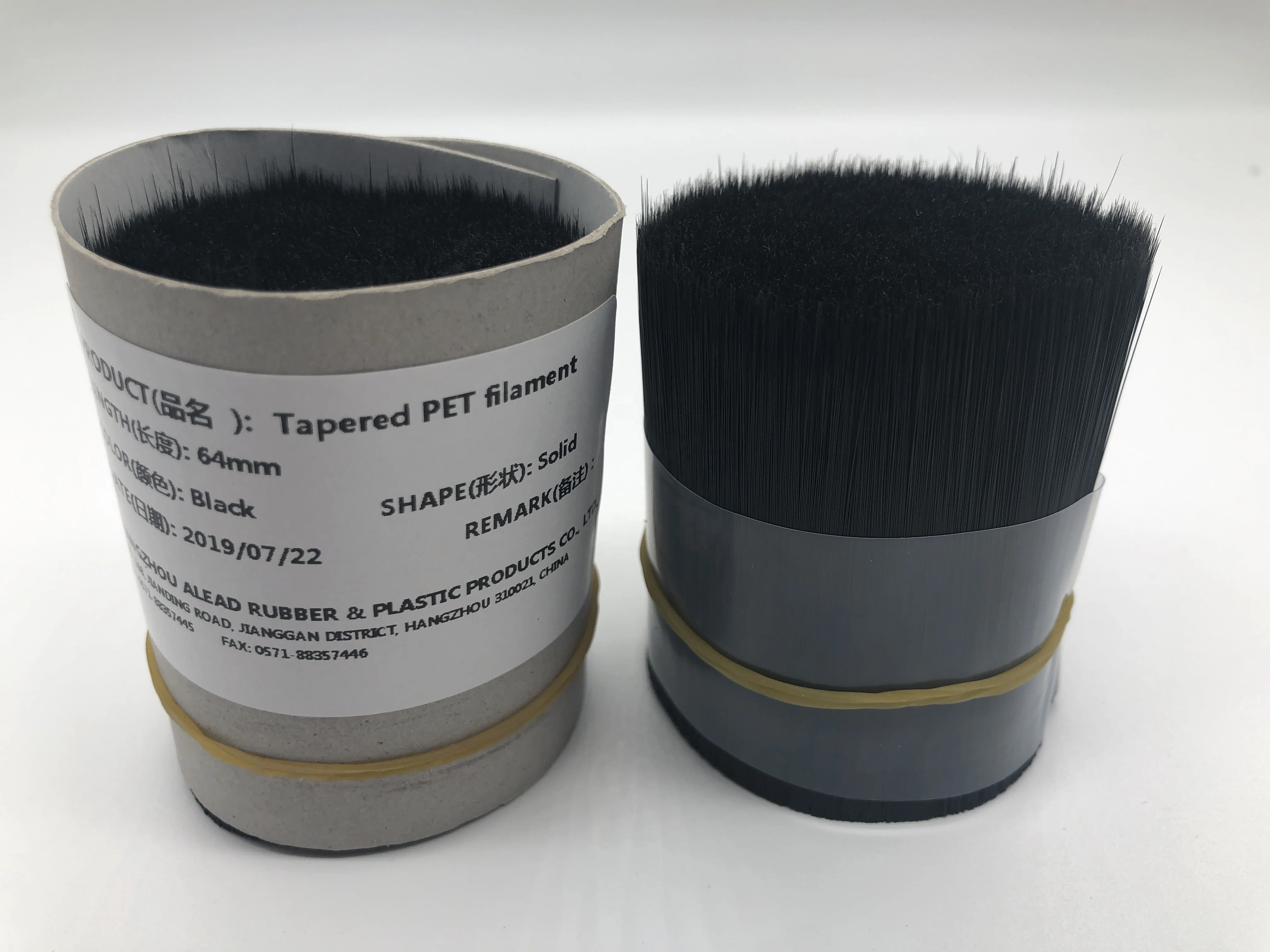 Various styles natural pig bristle hair brush PET brush bristle for paint brush set