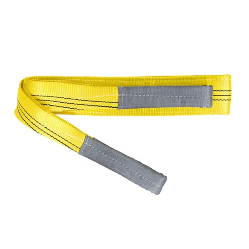 Polyester Double Ply Flat Webbing lifting belt sling