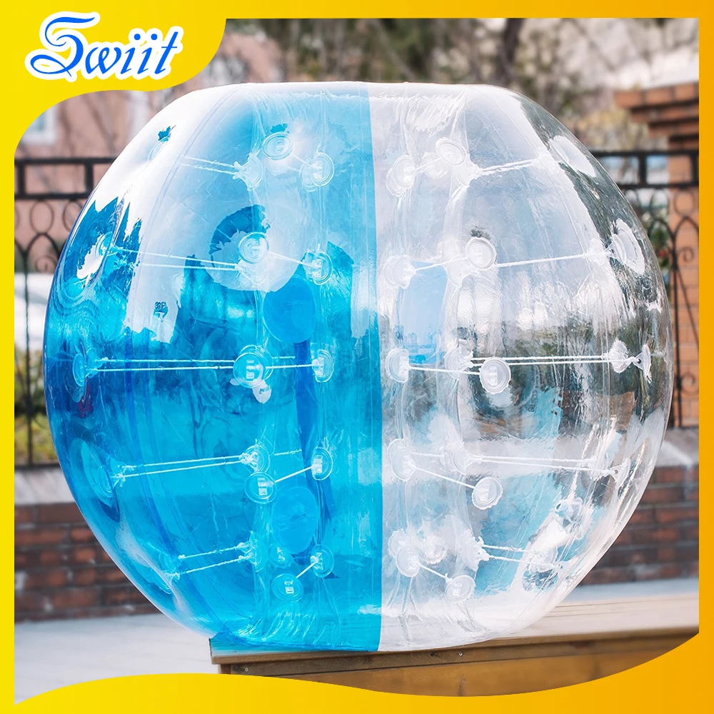 
Swiit Alternate Clear and Yellow Sport Football Bubble Suit <span style=