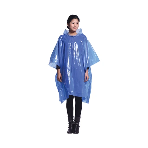 Wholesale promotion disposable pocket raincoat