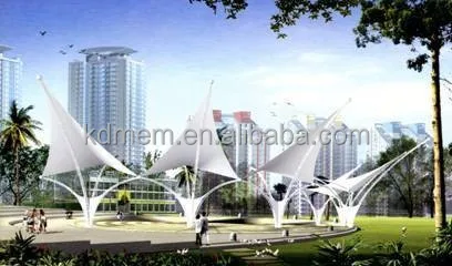 
landscape sketch membrane structure tent fabric shared space canopy 