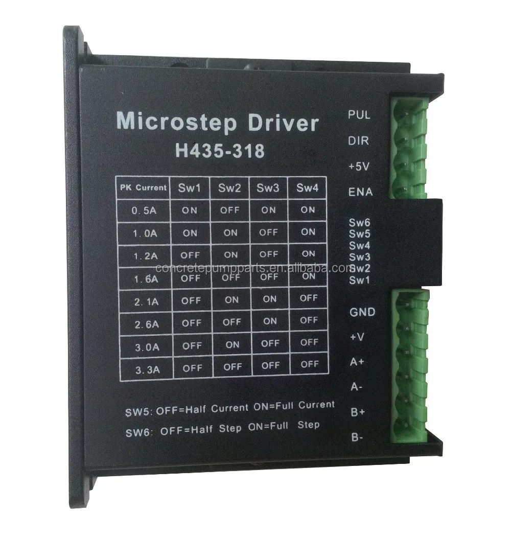 Microstep Водитель H435-318 для установленных на грузовиках бетононасос