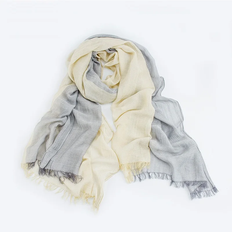 Fashion design viscose cotton wholesale square scarves