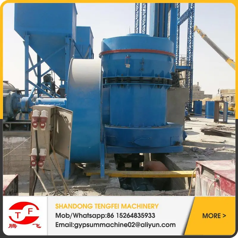 Gypsum powder calciner/gypsum powder factory 300ton/day in China