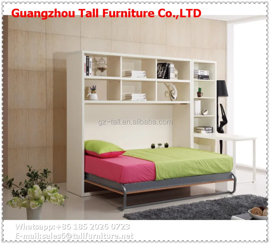 Металл складной horzontal wall bed грамм рейки скрытая кровать