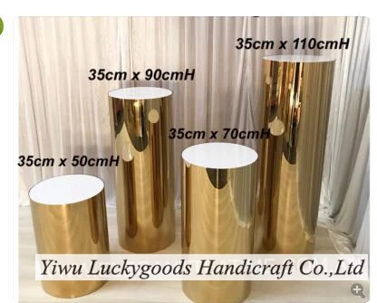 LG20181130-6 Wedding colorful cylinder plinthes for wedding decoration stage