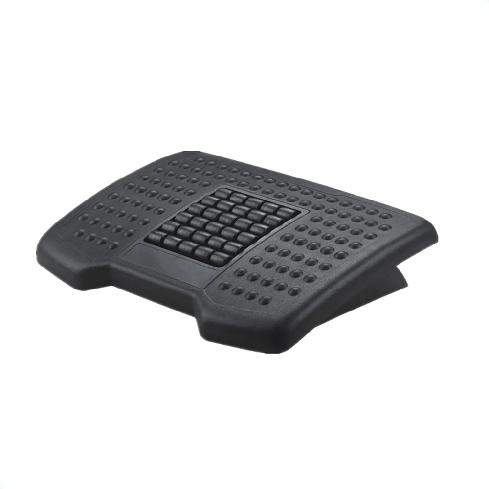 Plastic ergonomic design adjustable footrest