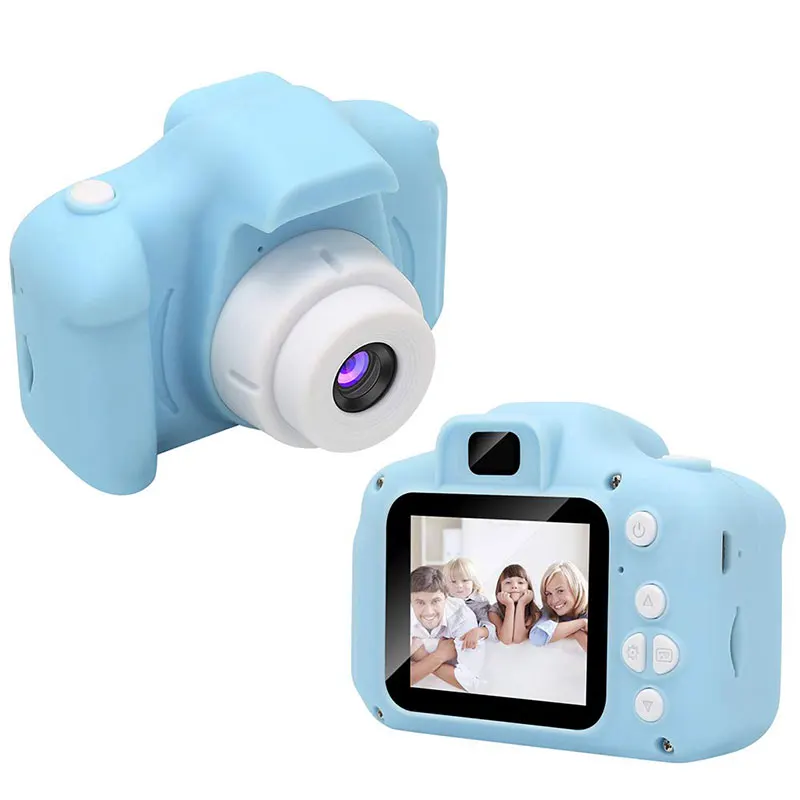 Hot Kids Digital Toy Camera HD Video Shockproof Mini Cameras with Gift for 4-10 Years Old Girls Boys