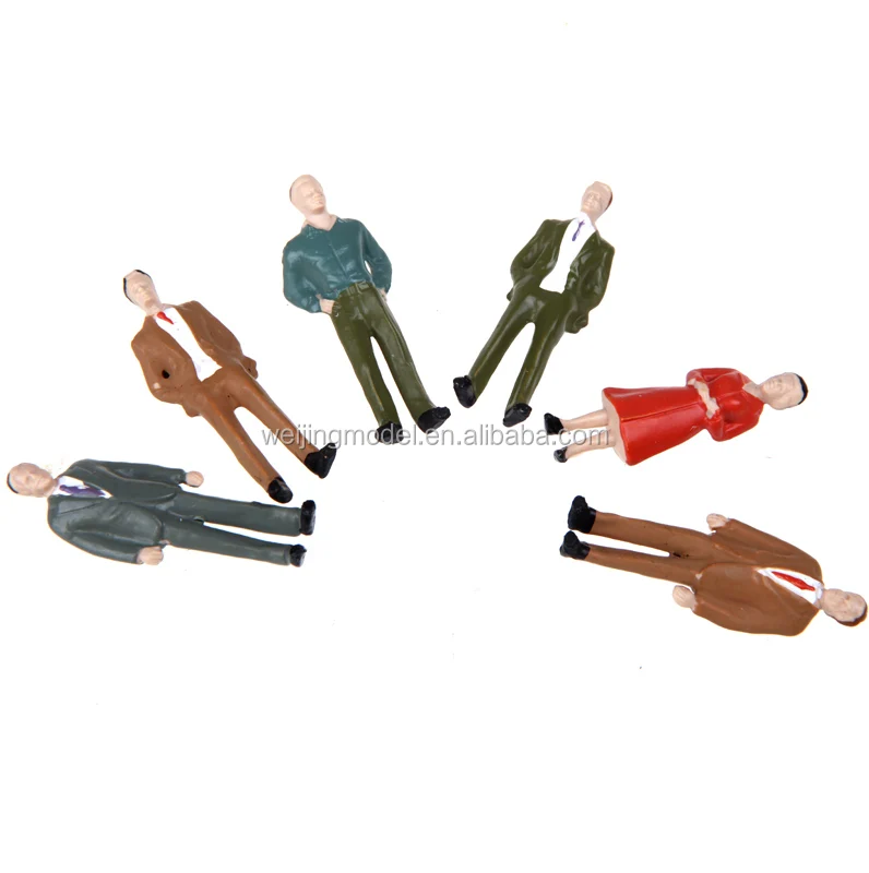 
Architectural scale Model railway Train People Figures in scale 1:75 ho scale model 